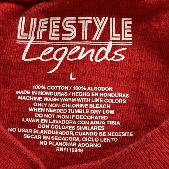 T Shirt‎ Womens Large Red What Happens in the Barn Stays in the Barn Lifestyle - Picture 3 of 7